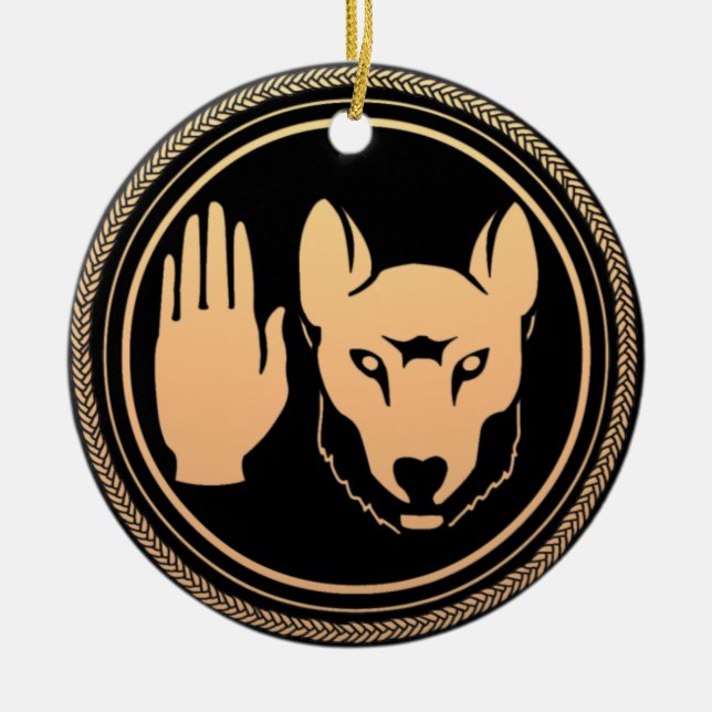 Ornamento de arte de Metis Ornament First Nations  (Frente)