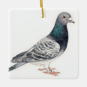Ornamento de arte de pájaros de pichón II
