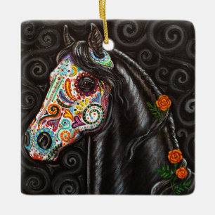 Ornamento de arte del caballo muerto 