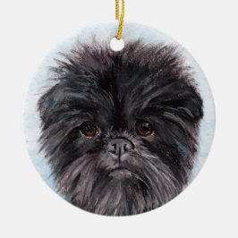 Ornamento de arte del perro Affenpinscher