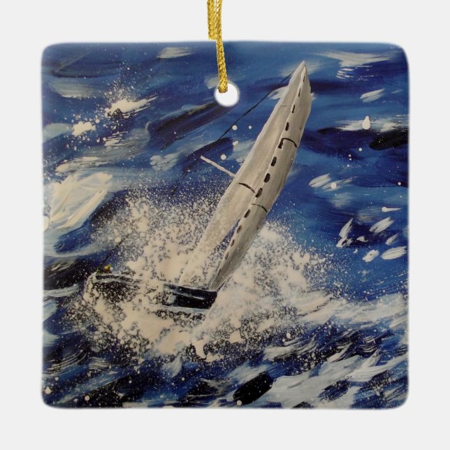 Ornamento de arte en vela (Anverso)