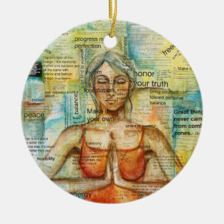 Ornamento de arte "Namaste"