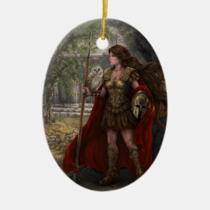 Ornamento de Athena de la diosa