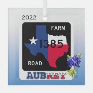 Ornamento de Aubrey, Texas & Bluebonnets