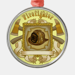 Ornamento de Ax Shield FireFighter