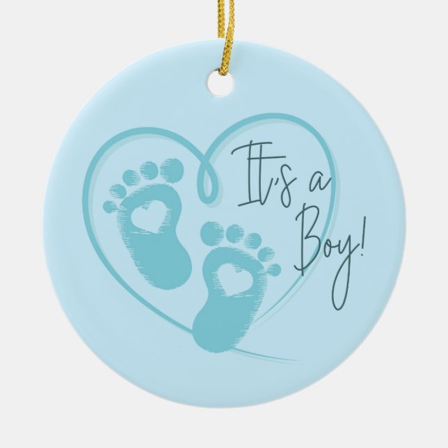 Ornamento de Baby Boy (Frente)