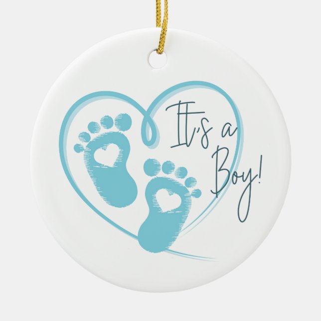Ornamento de Baby Boy (Frente)