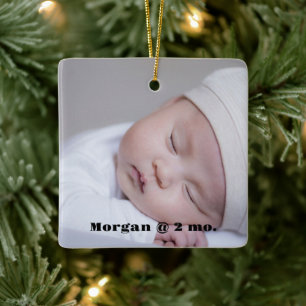 Ornamento de Baby Photo Keepsake