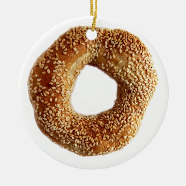 Ornamento de bagel estilo de Montreal (Frente)