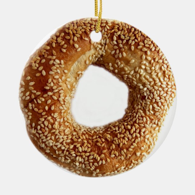 Ornamento de bagel estilo de Montreal (Frente)