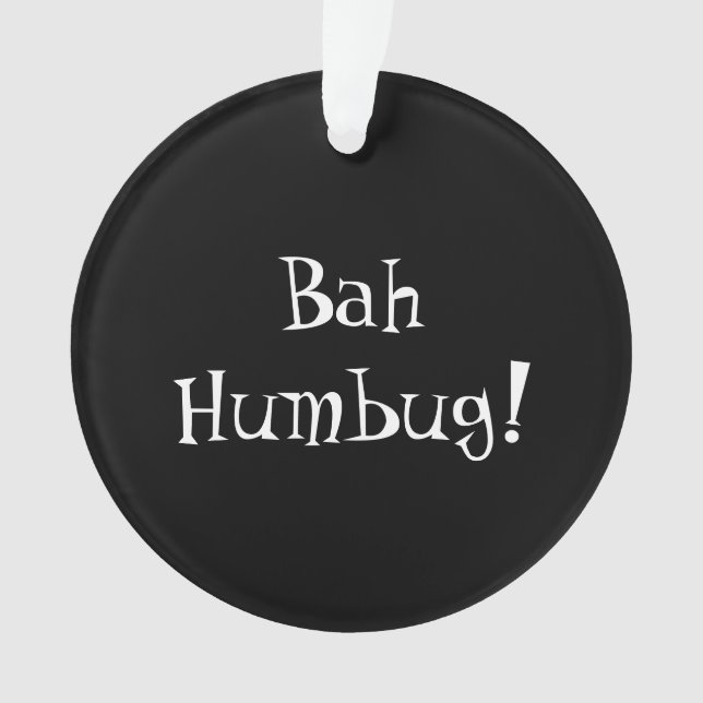 Ornamento de Bah Humbug (Anverso)
