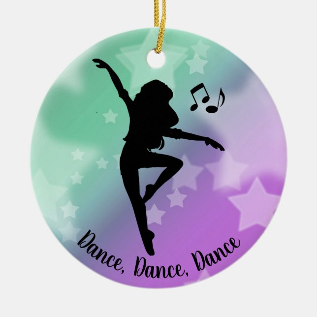 Ornamento de baile de baile (Frente)