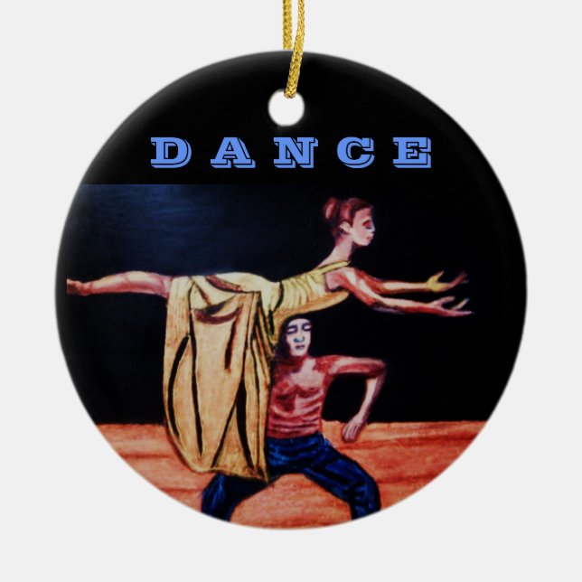 Ornamento de baile de navidades (Frente)
