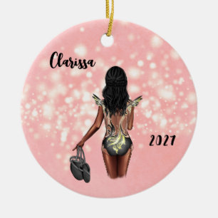 Ornamento de baile de niños Chicas negros personal