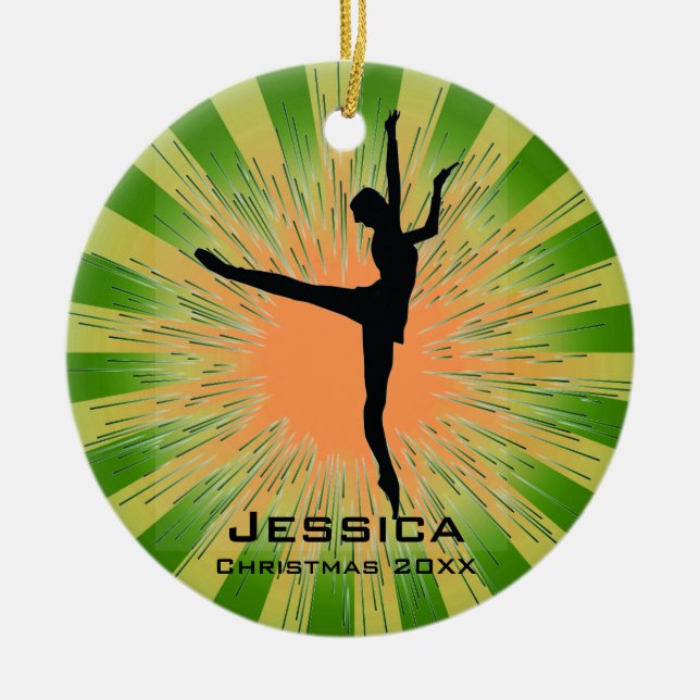 Ornamento de baile personalizado (Frente)