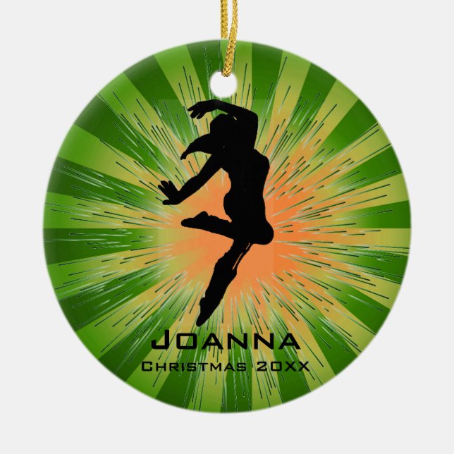 Ornamento de baile personalizado (Frente)