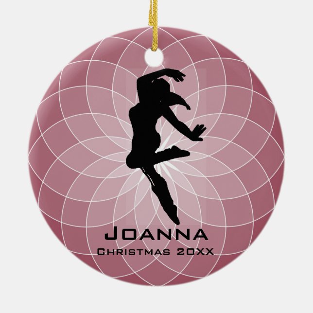Ornamento de baile personalizado (Atrás)