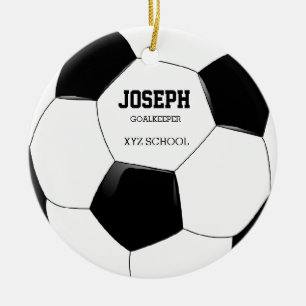 Ornamento de baloncesto de fútbol