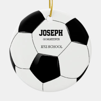 Ornamento de baloncesto de fútbol