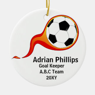 Ornamento de baloncesto de fútbol