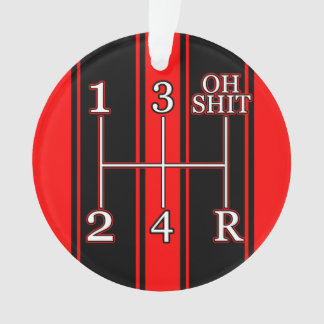 Ornamento de banda de doble carrera rojo negro de 