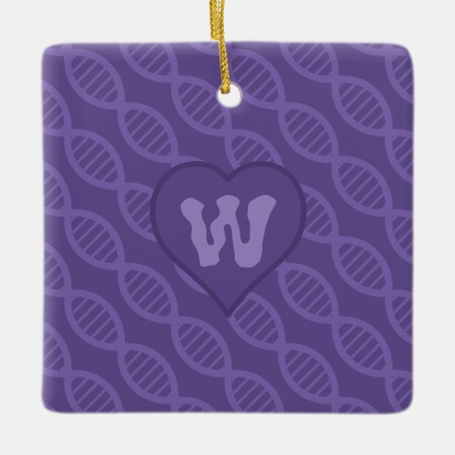 Ornamento de bandas de ADN (Anverso)