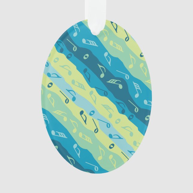 Ornamento de bandas de nota musical (Anverso)