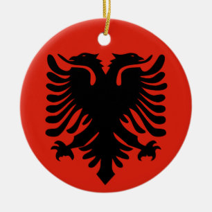 ornamento de bandera albania