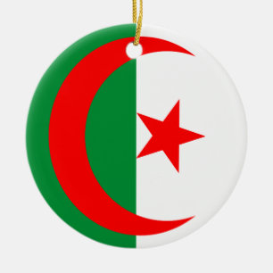 ornamento de bandera argelina