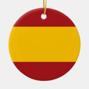 Ornamento de bandera de España