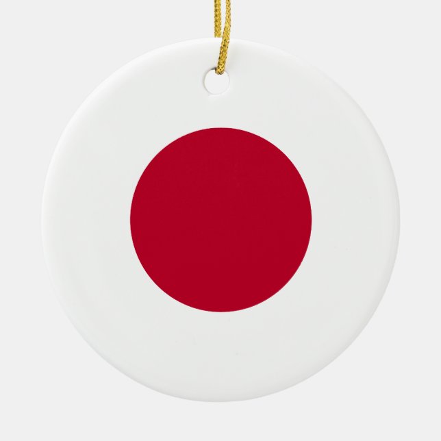 Ornamento de bandera de Japón (Frente)