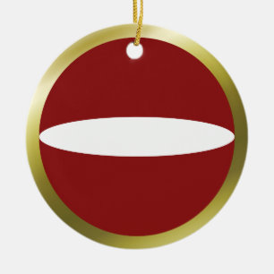 Ornamento de bandera de Letonia