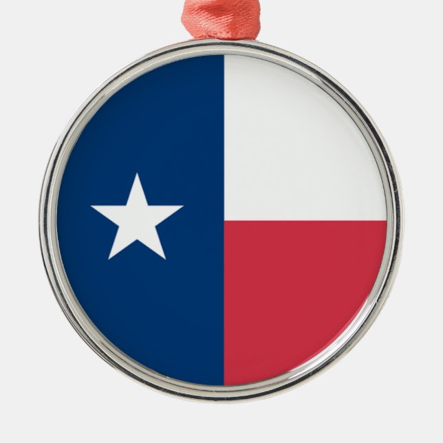 Ornamento de Bandera de Texas (Frente)