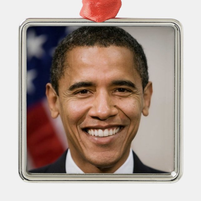 Ornamento de Barack Obama (Frente)