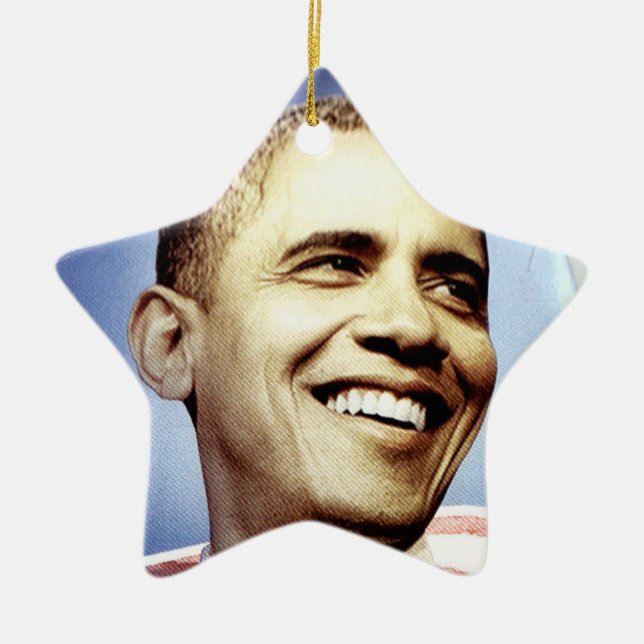 Ornamento de BARACK OBAMA (Frente)