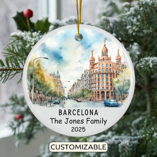 Ornamento de Barcelona personalizado, España