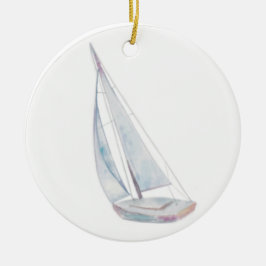Ornamento de barco acuático