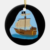 Ornamento de Barco Pirata