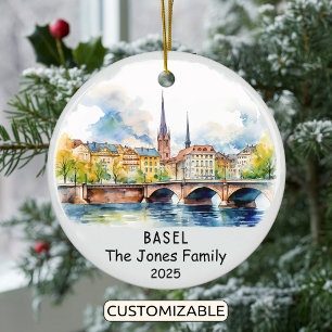 Ornamento de Basilea personalizado, Suiza