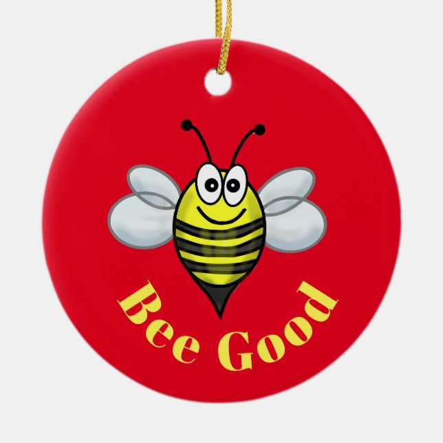 Ornamento de Bee Good Christmas (Frente)