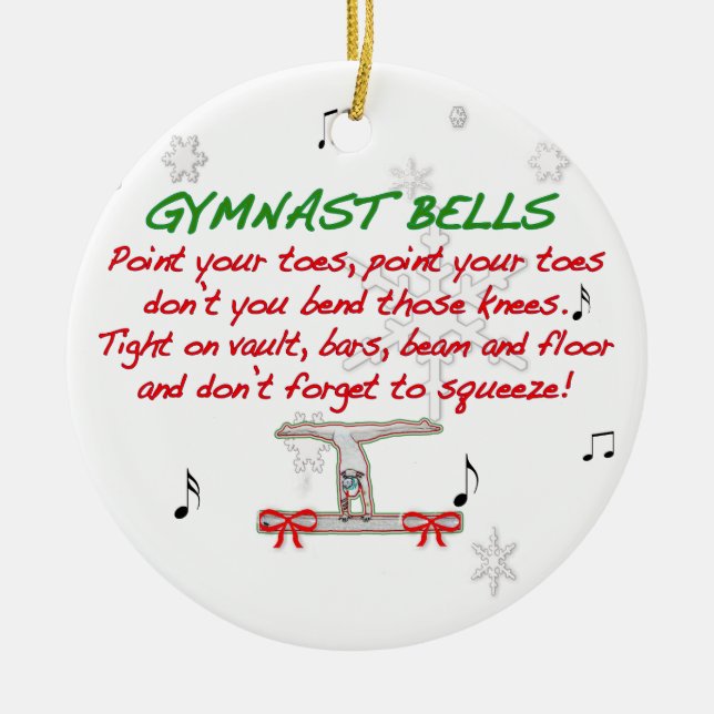 Ornamento de Belces del gimnasta (Frente)