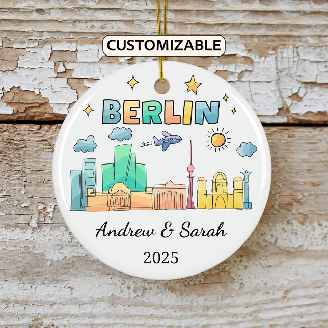Ornamento de Berlín de Skyline personalizado, Alem (Subido por el creador)