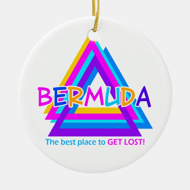 Ornamento de BERMUDA TRIANGLE - personalizar (Frente)