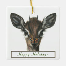 Ornamento de besos de mariposa