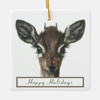 Ornamento de besos de mariposa