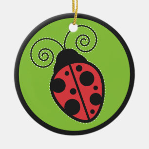 Ornamento De Bicho De Ladybug