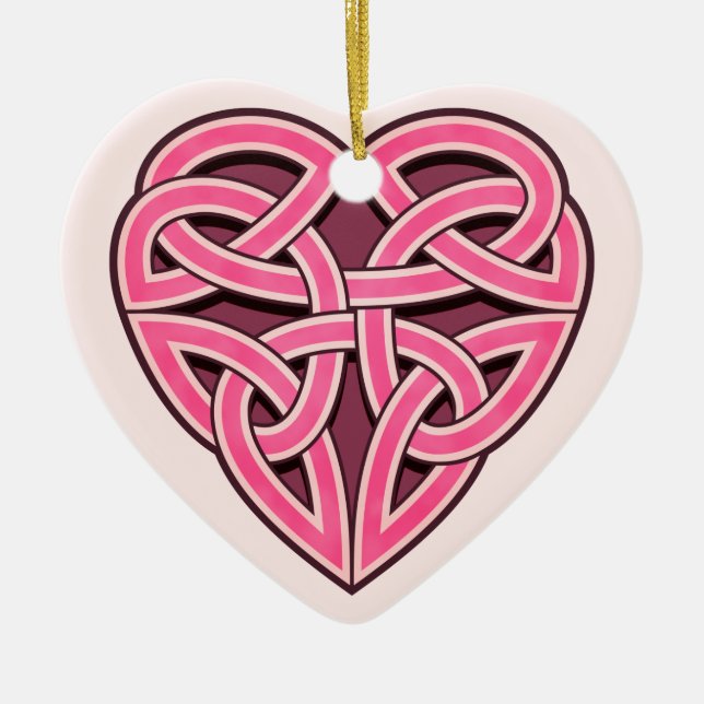 Ornamento de Bijii Heartknot (Frente)