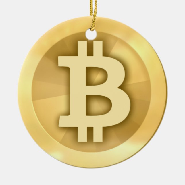 Ornamento de Bitcoin (Frente)