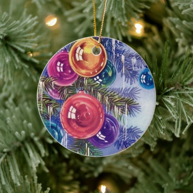 Ornamento de bombillas de Navidad retro (Árbol)