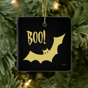 Ornamento de boo de Halloween del poeta Adiela Ako
